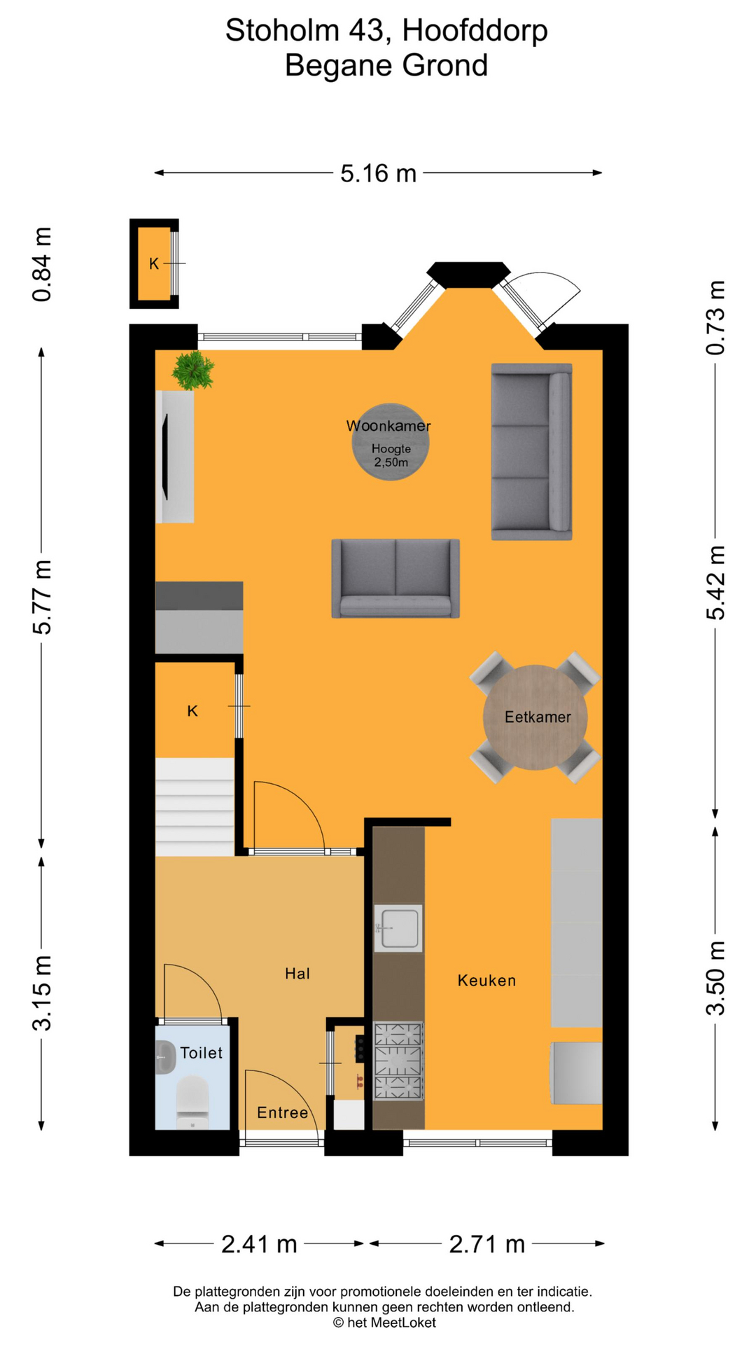 Stoholm 43 , 2133 KD Hoofddorp map